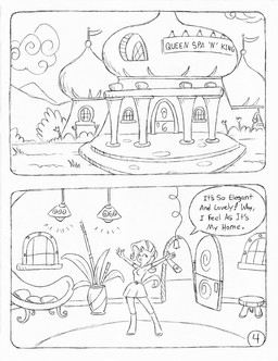 anthro bottomwear chair clothed clothed_anthro clothed_female clothing dialogue female fully_clothed fully_clothed_anthro fully_clothed_female furniture horn humor pun purse salon skirt solo spa text unicorn_horn circe_(artist) friendship_is_magic hasbro my_little_pony mythology rarity_(mlp) equid equine mammal mythological_creature mythological_equine unicorn comic english_text monochrome
