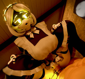 accessory big_butt bottomwear bottomwear_pull butt clothed clothing clothing_lift clothing_pull duo eyewear female genitals glasses glowing glowing_eyes glowing_tail hair headgear headwear humanoid_genitalia humanoid_penis inside looking_at_another machine maid_apron maid_headdress maid_uniform male male/female metallic_body moon night not_furry penetration penis screen_eyes short_hair skirt skirt_lift skirt_pull spread_legs spreading tail thick_thighs uniform vaginal vaginal_penetration vulva wearing_glasses white_body white_hair 777bronzestar samzan_(modeler) glitch_productions murder_drones v_(murder_drones) android disassembly_drone human humanoid mammal robot robot_humanoid tailed_humanoid 3d_(artwork) digital_media_(artwork) hi_res