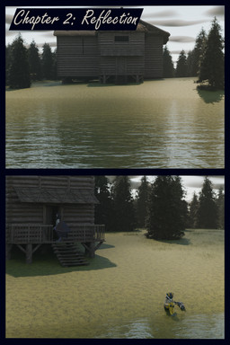 arm_warmers armwear blue_body blue_fur cabin clothing cloud female forest forest_background fur hoodie lake leg_warmers legwear male multicolored_body multicolored_fur nature nature_background plant purple_body purple_fur shirt sky sunny topwear tree flailingfornication bat kobold mammal nardoragon scalie 2:3 3d_(artwork) absurd_res comic digital_media_(artwork) hi_res brother_(lore) sibling_(lore) sister_(lore)