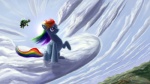 blue_body blue_feathers blue_fur cloud cutie_mark detailed_background duo eyewear farm feathered_wings feathers female feral forest fur goggles hair lake mountain multicolored_hair on_cloud outside plant ponyville propeller purple_eyes quadruped rainbow_hair road sky tail town tree wings wood tsitra360 friendship_is_magic hasbro my_little_pony mythology rainbow_dash_(mlp) tank_(mlp) equid equine mammal mythological_creature mythological_equine pegasus reptile scalie tortoise turtle 2011 hi_res