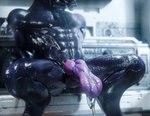 anthro bodily_fluids genital_fluids genitals knot male nude penis precum sitting solo sweat littleslice-sfm halo_(series) microsoft xbox_game_studios alien sangheili 3d_(artwork) blender_(artwork) digital_media_(artwork) hi_res