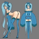 1:1 alternate_species breasts bronzong butt clothed clothing cosplay emukon female generation_4_pokemon grandfathered_content hair human humanized long_hair mammal nintendo pokemon pokemon_(species) pokemorph skimpy solo