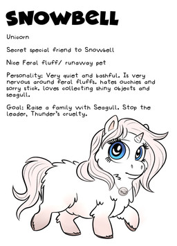 1_horn blue_eyes brown_hooves eyelashes feral fur hair hooves horn jewelry looking_at_viewer necklace pink_hair pink_tail side_view simple_background solo spiral_horn tail text walking white_background white_body white_fur young young_feral squeegull fluffy_pony mythology equid equine fluffy_pony_(species) mammal mythological_creature mythological_equine unicorn 2025 absurd_res character_name digital_media_(artwork) english_description english_text hi_res species_name