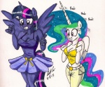2013 anthro anthrofied belt blush bow cleavage clothed clothing dress duo embarrassed equine excited female friendship_is_magic fur hair horn horse mammal multi-colored_hair my_little_pony newyorkx3 nodding pink_eyes plain_background pleated_skirt pony princess_celestia_(mlp) purple_eyes purple_fur purple_hair purple_shirt purple_skin purple_skirt shirt skirt sparkle tank_top twilight_sparkle_(mlp) white_background white_skin winged_unicorn wings yellow_pants yellow_shirt
Rating: Safe
Score: 2
User: 2DUK
Date: August 09, 2013