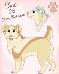 ambiguous_gender black_text blue_eyes brown_body brown_fur button_ears claws digitigrade feral floppy_ears fur grey_sclera kerchief neckerchief neckwear open_mouth pawpads paws pink_background pink_kerchief pink_neckerchief pink_nose pink_pawpads pink_tongue raised_tail simple_background smile snout solo standing stated_adult stated_age tail text tongue whisker_spots white_body white_claws white_fur white_inner_ear yellow_body yellow_fur sebdoggo blue_(sebdoggo) bird_dog canid canine canis chow_chow domestic_dog golden_retriever hunting_dog mammal mixed_breed retriever spitz 2017 aliasing character_name digital_drawing_(artwork) digital_media_(artwork) english_text flat_colors handwritten_text microsoft_paint_(artwork) model_sheet trans_(lore) trans_man_(lore)