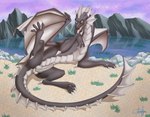 balls claws comb erection feral genitals lake male mounth penis rock solo tail tongue water adrim european_mythology mythology gle_(character) dragon mythological_creature mythological_scalie scalie western_dragon plates_(disambiguation) absurd_res hi_res