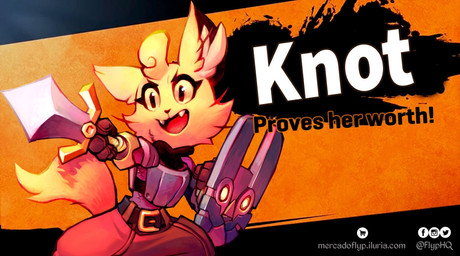 anthro female melee_weapon shield sword text weapon flyp_hq knot_(flyp_hq) domestic_cat felid feline felis mammal comic digital_media_(artwork) hi_res url