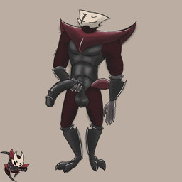 2_toes armor armwear balls big_balls big_penis clothed clothing elbow_gloves feet genitals gloves handwear male mask masturbation partially_clothed penis scar solo toes detrefle13 hollow_knight:_silksong hollow_knight_(franchise) team_cherry crust_king_khann humanoid order_of_karak 1:1 hi_res