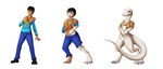 anthro biped black_hair blue_eyes claws clothed clothing digitigrade featureless_crotch female gender_transformation growth hair human_to_anthro looking_at_viewer looking_down_at_self mostly_nude mtf_transformation navel open_mouth red_eyes simple_background smile snout snout_growth solo species_transformation standing tattoo torn_clothing transformation transformation_sequence transformative_accessory tribal tribal_tattoo white_background white_body tomek1000 overlord_(series) celestialrainicorn crusch_lulu human mammal 2018 colored hi_res shaded