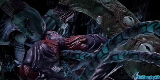 anal anal_penetration breast_play breast_suck breastfeeding breastfeeding_during_sex breasts double_breastfeeding double_penetration female hell penetration sex spread_legs spreading sucking teeth tentacle_sex tentacles vaginal vaginal_penetration conditional_dnp dasharky3d doom_(series) id_software microsoft demon humanoid monster summoner_(doom) 2026 3d_(artwork) 3d_animation animated blender_(artwork) blender_cycles_(artwork) digital_media_(artwork) hi_res short_playtime webm