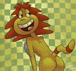 butt female hair nude open_mouth orange_hair solo teeth tongue tvma nickelodeon rocko's_modern_life dr._hutchison domestic_cat felid feline felis mammal 2020