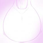 anthro balls balls_expansion big_balls big_penis bodily_fluids cock_vore cum cum_vore death digestion expansion fatal_vore genital_expansion genital_fluids genitals huge_balls huge_penis male penile penis solo vore pinksyrup 1:1 2018 hi_res monochrome pink_and_white