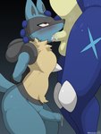 anthro anthro_on_anthro anthro_penetrated anthro_penetrating anthro_penetrating_anthro black_body black_fur blue_body blue_fur blush bodily_fluids butt cum cum_in_mouth cum_inside duo erection fellatio fur genital_fluids genitals humanoid_genitalia humanoid_penis male male/male male_penetrated male_penetrating male_penetrating_male nude oral oral_penetration penetration penile penis sex winick-lim nintendo pokemon generation_4_pokemon generation_6_pokemon greninja lucario pokemon_(species) 3:4 absurd_res hi_res