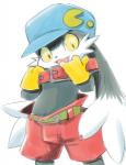 anthro clothing collar fur gloves handwear hat headgear headwear long_ears male solo yellow_eyes momiji_yu-ga yugamomiji bandai_namco klonoa_(series) klonoa domestic_cat felid feline felis mammal 2017