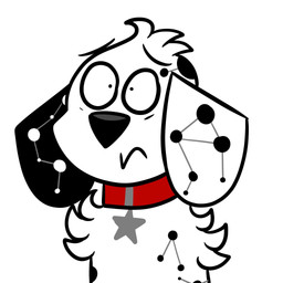 black_ears black_nose black_spots collar constellation_markings feral fur male red_collar solo spots star white_body white_fur white_spots doglover502 101_dalmatian_street 101_dalmatians disney dylan_(101_dalmatians) canid canine canis dalmatian domestic_dog mammal 1:1 hi_res