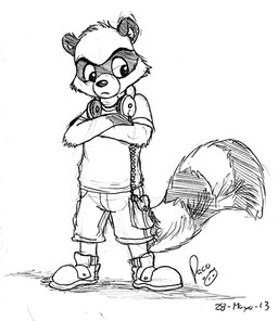 anthro bottomwear clothed clothing crossed_arms electronics footwear front_view gloves_(marking) grumpy headphones headphones_around_neck logo male markings mouth_closed shirt shoes shorts simple_background solo standing striped_markings striped_tail stripes t-shirt tail tail_markings topwear young young_anthro young_male pandapaco art_(pandapaco) mammal procyonid raccoon 2013 artist_logo full-length_portrait monochrome portrait signature sketch