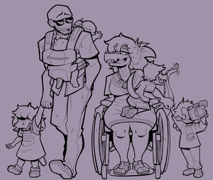 anthro baby baby_harness bald beard big_breasts biped bottomwear breasts camera canon_couple clothed clothed_anthro clothed_female clothed_human clothed_male clothing disability dress eyebrow_through_hair eyebrows eyelashes eyewear facial_hair family feet female fingers front_view group hair half-closed_eyes hand_holding happy harness holding_object human_on_anthro humanoid_feet humanoid_hands interspecies long_hair long_tail looking_at_another male male/female narrowed_eyes non-mammal_breasts on_lap open_mouth open_smile pants paraplegic plantigrade purple_and_black raised_eyebrow romantic romantic_couple shirt short_hair shorts sitting smile spiked_tail spikes spikes_(anatomy) standing sunglasses tail tail_motion tailwag toddler toes topwear translucent translucent_hair vehicle walking wheelchair wide_hips young young_anthro young_female young_male unlimited-edge cavemanon_studios i_wani_hug_that_gator inco_(iwhtg) olivia_halford trent_(iwhtg) baryonyx dinosaur human mammal prehistoric_species reptile scalie spinosaurid theropod absurd_res hi_res monochrome shaded brother_(lore) brother_and_sister_(lore) daughter_(lore) father_(lore) father_and_child_(lore) father_and_daughter_(lore) father_and_son_(lore) mother_(lore) mother_and_child_(lore) mother_and_daughter_(lore) mother_and_son_(lore) parent_(lore) parent_and_child_(lore) parent_and_daughter_(lore) parent_and_son_(lore) sibling_(lore) sister_(lore) son_(lore)