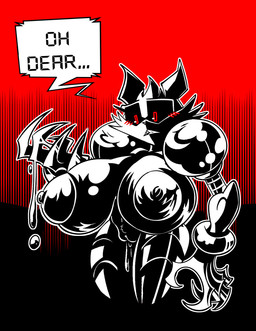 areola big_breasts blush blush_lines bodily_fluids breasts female genital_fluids genitals metal_virus nude nude_female red_background red_eyes simple_background solo speech_bubble text vaginal_fluids vulva thebrave fleetway_comics sega sonic_the_comic sonic_the_hedgehog_(comics) sonic_the_hedgehog_(series) metamorphia_(stc) bobcat felid feline lynx mammal 2022 black_and_white english_text monochrome