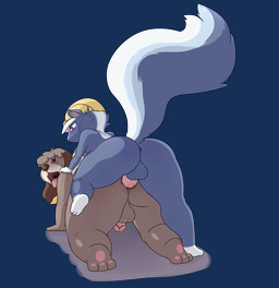 3_toes all_fours anal anal_penetration anthro anus backsack balls blush bodily_fluids brown_body brown_fur butt clothing doggystyle duo erection feet flat_cap from_behind_position fur genitals hat headgear headwear humanoid_genitalia humanoid_penis interspecies looking_back male male/male male_penetrated male_penetrating male_penetrating_male necktie open_mouth penetration penis saliva sex simple_background toes tongue tongue_out transparent_background lumpsofcole animal_crossing nintendo digby_(animal_crossing) kicks_(animal_crossing) canid canine canis domestic_dog mammal mephitid shih_tzu skunk striped_skunk toy_dog alpha_channel hi_res