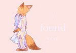 barefoot clothed clothing daww dipstick_tail duo feet fully_clothed fur grey_body grey_fur markings orange_body orange_fur pink_background simple_background standing tail tail_markings text strawberry628_(artist) disney zootopia judy_hopps nick_wilde canid canine fox lagomorph leporid mammal rabbit red_fox true_fox 2020 english_text hi_res painting_(artwork) traditional_media_(artwork) traditional_painting_(artwork) traditional_watercolor_(artwork) watercolor_(artwork)