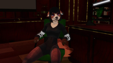 5_fingers alternative_fashion anthro bar biped black_clothing black_hair black_lips bookshelf bottomwear breasts chair choker clothed clothed_anthro clothed_female clothing countershade_fur countershading dipstick_ears dust ear_markings ear_piercing falling female fingers fully_clothed fully_clothed_anthro fully_clothed_female fur furniture goth hair humor inner_ear_fluff inside jewelry legwear lips looking_offscreen multicolored_ears necklace office one_eye_closed open_mouth orange_body orange_fur pantyhose piercing pivoted_ears purple_eyes reclining red_body red_fur shorts sitting smile smirk solo sound_effects spread_legs spreading surprised teeth tuft wink miraclebutt lilly_(funsizedthought) canid canine fox mammal 16:9 2025 3d_(artwork) 3d_animation animated cel_shading digital_media_(artwork) hi_res shaded short_playtime sound video widescreen
