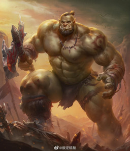5_fingers abs axe balls barazoku barely_visible_balls barely_visible_genitalia beard biceps bottomwear clothing detailed_background facial_hair fingernails fingers genitals green_body green_skin hair holding_axe holding_object humanoid_pointy_ears jewelry loincloth male muscular muscular_humanoid muscular_male nails necklace nipples pecs pointy_ears solo teeth tusks vein veiny_muscles 6suan blizzard_entertainment warcraft humanoid orc hi_res