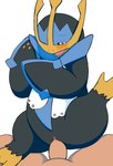 avian azuo bestiality black_body blue_body blush duo empoleon female female_on_human female_penetrated feral feral_penetrated first_person_view generation_4_pokemon genitals hi_res human human_on_feral human_penetrating human_penetrating_female human_penetrating_feral human_pov humanoid_genitalia humanoid_penis interspecies male male/female male_on_feral male_penetrating male_penetrating_female male_penetrating_feral male_pov mammal nintendo one_eye_closed penetrating_pov penetration penile penile_penetration penis penis_in_pussy pokemon pokemon_(species) pokephilia pussy sex simple_background vaginal vaginal_penetration white_background white_body