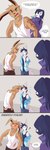 clothed clothing dialogue flirting male male/male simple_background smile text shirokoi repeat_(visual_novel) euca_(repeat) jinny_(repeat) sissel_(repeat) lagomorph leporid mammal rabbit 1:3 2018 absurd_res comic digital_media_(artwork) english_text hi_res