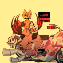 angry anthro balls bat_wings big_penis biker biker_girl black_body black_fur black_nose bodily_fluids breasts fur gangster genital_fluids genitals gynomorph huge_penis hyper hyper_genitalia hyper_penis intersex looking_at_viewer membrane_(anatomy) membranous_wings metal muscular muscular_anthro muscular_gynomorph muscular_intersex muscular_thighs nipples nude nude_anthro penis precum solo thick_penis thick_thighs vehicle wide_hips wings snuwkthelewd bat mammal 1:1 2026 colored flat_colors hi_res