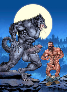abs anthro arm_hair balls beard big_balls big_penis black_body black_fur bodily_fluids body_hair boots bottomwear bottomwear_down brown_hair chest_hair clothed clothing curled_tail dripping drooling duo erection facial_hair footwear forest full_moon fur genital_fluids genitals grey_body grey_fur hair holding_penis larger_anthro larger_male leg_hair looking_down looking_down_at_partner looking_forward male male/male masturbation moon muscular muscular_anthro muscular_human muscular_male mustache night nipples nude open_mouth orgasm pants pants_down partially_clothed pecs penis plant precum precum_drip pubes rock saliva saliva_drip sharp_teeth shoes size_difference smaller_human smaller_male tail teeth topless tree underwear underwear_down vein veiny_penis yellow_eyes logan_kowalsky mythology canid canine canis human mammal mythological_canine mythological_creature werecanid werecanine werecreature werewolf wolf 2023 dated digital_media_(artwork) hi_res signature