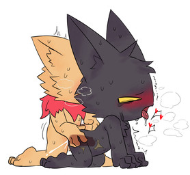 all_fours anal anal_penetration anthro anthro_on_anthro anthro_penetrated anthro_penetrating anthro_penetrating_anthro black_body black_fur bodily_fluids breath crying cum cum_in_ass cum_inside cum_splatter doggystyle drooling duo emanata from_behind_position fur genital_fluids half-closed_eyes heart_symbol looking_pleasured male male/male male_anthro male_penetrated male_penetrating male_penetrating_male narrowed_eyes neck_tuft open_mouth penetration penile penile_penetration penis_in_ass saliva sex shaking short short_anthro short_male simple_background sweat sweatdrop tan_body tan_fur tears tears_of_pleasure tongue tongue_out trembling tuft white_background dapong league_of_legends riot_games tencent teemo_(lol) veigar yordle