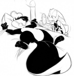 0r0 0r0ch1 ball_gag bed black_and_white bound dildo gag lagomorph looney_tunes monochrome pepé_le_pew rabbit sex_toy skunk warner_brothers
Rating: Questionable
Score: 4
User: DragonRanger
Date: March 17, 2012