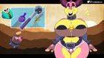 4_fingers airborne_object anthro armor belt big_breasts big_nipples black_lips black_lipstick bone bottle bouncing_breasts bracelet breast_expansion breasts button_(fastener) button_pop choker claws cleavage clothed clothing collar container countershading curvy_figure drinking excited expansion exposed_breasts eyelashes eyeshadow facial_scales female fingerless_gloves fingers front_view gameplay_mechanics gloves handwear holding_bottle holding_container holding_object horn huge_breasts jewelry lips lipstick looking_at_viewer looking_down low-angle_view mace magic makeup melee_weapon navel necklace nipple_slip nipples non-mammal_breasts open_mouth orange_eyes pink_body pink_scales potion scales sharp_teeth skull smile solo standing stretch_(sound_effect) sword tail tail_motion tailwag teeth thick_bottom_lip thick_thighs tight_clothing vambrace voluptuous wardrobe_malfunction weapon wide_hips yellow_body yellow_scales third-party_edit vimhomeless mythology patty_(vimhomeless) dragon mythological_creature mythological_scalie scalie 16:9 2017 2d_animation animated digital_media_(artwork) frame_by_frame hi_res short_playtime sound webm widescreen