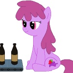 alcohol alcoholic beer beverage bottle container conveyor_belt cutie_mark drinking female feral half-closed_eyes narrowed_eyes purple_eyes simple_background solo tail transparent_background tomdantherock friendship_is_magic hasbro my_little_pony berry_punch_(mlp) earth_pony equid equine horse mammal pony 1:1 2012 alpha_channel animated low_res short_playtime