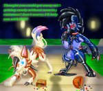 clothing costume duo goo_transformation halloween_costume holidays hypnosis latex mind_control slime transformation how2101 mc halloween nintendo pokemon ych_(character) canid canine dusk_lycanroc generation_7_pokemon lycanroc mammal midnight_lycanroc pokemon_(species) absurd_res hi_res