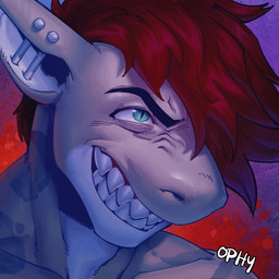 anthro ear_piercing grey_body grey_scales grin hair half-closed_eyes industrial_piercing male narrowed_eyes piercing red_hair scales sharp_teeth smile solo teeth white_body white_scales ratsxteeth zale_the_shark aquatic fish ground_shark leopard_shark shark triakid 1:1 headshot_portrait portrait