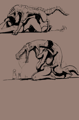 all_fours bestiality bodily_fluids claws duo eyeless faceless_character faceless_female faceless_human fangs female female_on_feral female_penetrated feral feral_penetrating feral_penetrating_female feral_penetrating_human genitals human_on_feral human_penetrated interspecies lying male male/female male_on_human male_penetrating male_penetrating_female male_penetrating_human on_front penetration penis pregnant pregnant_female saliva sex sitting teeth teratophilia meandraco alien human mammal 2022 absurd_res digital_media_(artwork) hi_res
