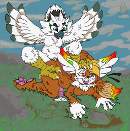 3_toes anal anal_penetration anthro bodily_fluids claws cum duo feathers feet from_behind_position fur genital_fluids genitals grass male male/male orange_body orange_fur paws penetration penis plant rock sex toes toony white_body white_fur young cloudshywolf nintendo the_legend_of_zelda tulin_(tloz) animal_humanoid avian avian_humanoid bird canid canine fox humanoid mammal rito rito_humanoid digital_drawing_(artwork) digital_media_(artwork) hi_res