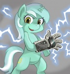 amber_eyes clothing controller cutie_mark electricity female feral game_controller gloves hair handwear horn lightning multicolored_hair nintendo_controller parody power_glove retro_controller simple_background solo tail two_tone_hair shepherd0821 friendship_is_magic hasbro my_little_pony mythology nintendo nintendo_entertainment_system lyra_heartstrings_(mlp) equid equine mammal mythological_creature mythological_equine unicorn 2012 crossover