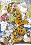 2014 anthro areola bear better_late_than_never big_breasts breasts comic cowgirl_position daigaijin dialogue dreamworks english_text erect_nipples erection felid female from_front_position genitals giant_panda interspecies kung_fu_panda male male/female mammal master_po_ping master_tigress nipples nude on_bottom on_top painting_(artwork) pantherine penetration penis pussy sex text tiger traditional_media_(artwork) url vaginal vaginal_penetration watercolor_(artwork)
