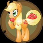 2014 apple applejack_(mlp) blonde_hair cowboy_hat cutie_mark eating equine female feral freckles friendship_is_magic fruit fur green_eyes hair hat holding horse long_hair mammal my_little_pony orange_fur pony shinekolt solo standing
Rating: Safe
Score: 2
User: lemongrab
Date: March 11, 2014