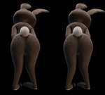 anthro butt butt_focus female fur genitals nude pussy rear_view simple_background solo chickenass disney zootopia judy_hopps lagomorph leporid mammal rabbit 3d_(artwork) absurd_res digital_media_(artwork) hi_res side_by_side_stereogram stereogram wall_eye_stereogram