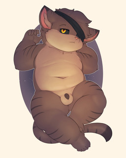 5_fingers 5_toes anthro arm_tuft balls biped black_eyebrows black_sclera cheek_tuft countershade_fur countershading elbow_tuft eye_patch eyebrows eyewear facial_tuft feet fingers flaccid foreskin fur genitals glistening glistening_eyes grey_body grey_fur grey_inner_ear_fluff grey_penis inner_ear_fluff looking_at_viewer male male_anthro markings mouth_closed navel nude nude_anthro nude_male penis pink_inner_ear pink_nose simple_background small_penis solo striped_body striped_fur striped_markings striped_tail stripes tail tail_markings toddler toes tuft unretracted_foreskin yellow_eyes young young_anthro young_male battler arlin_(battler) domestic_cat felid feline felis mammal 2026 4:5 absurd_res digital_drawing_(artwork) digital_media_(artwork) hi_res