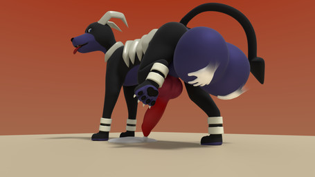 animal_genitalia animal_penis balls big_balls bodily_fluids canine_genitalia canine_penis claws disembodied_hand duo erection feral genital_fluids genitals horn huge_balls hyper hyper_balls hyper_genitalia knot male paws penis precum solo_focus ultrayanto nintendo pokemon nightfall_(ultrayanto) canid canine generation_2_pokemon houndoom mammal pokemon_(species) 16:9 2018 3d_(artwork) digital_media_(artwork) full-length_portrait hi_res portrait widescreen