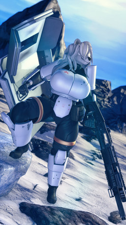 anthro armor ballistic_shield big_breasts boob_armor breasts female gun hair mountain ranged_weapon shield shotgun snow solo weapon brandi petruz_(modeler) nataliya_(petruz) bear mammal 3d_(artwork) 4k 9:16 absurd_res digital_media_(artwork) hi_res source_filmmaker_(artwork)