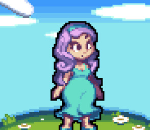 anthro blue_body blue_skin bouncing_breasts breast_growth breasts cloud detailed_background female growth hair horn long_hair ponytail solo species_transformation transformation caimbra12 palworld pocketpair air_creature dazzi_(pal) elemental_creature human living_cloud mammal pal_(species) animated digital_media_(artwork) pixel_(artwork) pixel_animation short_playtime