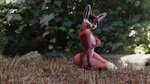 16:9 3d_(artwork) anthro canid canine digital_media_(artwork) disney female fox mammal nude red_fox solo the_fox_and_the_hound titord true_fox vixey_(tfath) widescreen