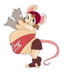 anthro beanie big_breasts bottomwear breast_squish breasts brown_bottomwear brown_clothing brown_footwear brown_hair brown_skirt clothed clothed_anthro clothed_female clothing deep_skin eyelashes female footwear gloves grey_clothing grey_gloves grey_handwear hair handwear hat headgear headwear huge_breasts hyper hyper_breasts open_mouth open_smile red_beanie red_clothing red_hat red_headwear red_topwear side_view simple_background skindentation skirt smile solo squish tan_body toeless_footwear top_heavy topwear under_boob white_background bulumble-bee mitty_(bulumble-bee) mammal mouse murid murine rodent 2017 digital_drawing_(artwork) digital_media_(artwork) english_description full-length_portrait portrait