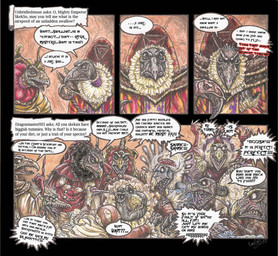 angry anthro beak clothed clothing dialogue elderly fangs fully_clothed gown group humor inside multi_limb renaissance_clothing speech_bubble teeth text skekla_(artist) ask_the_skeksis the_dark_crystal skekayuk_the_gourmand skekekt_the_ornamentalist skekna_the_slave_master skekok_the_scroll_keeper skekshod_the_treasurer skeksil_the_chamberlain skekso_the_emperor skektek_the_scientist skekung_the_garthim_master skekzok_the_ritual_master alien skeksis 2017 comic english_description english_text signature herm_(lore)