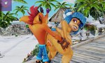 anthro big_breasts big_butt blue_hair blue_tail breasts butt clothed clothing duo female genitals hair male male/female partially_clothed penetration penis pink_eyes pussy red_hair smile tail vaginal vaginal_penetration lightningknight wasarky activision crash_bandicoot_(series) crash_team_racing_(series) crash_team_racing_nitro-fueled megumi_bandicoot trash_bandicoot bandicoot humanoid mammal marsupial absurd_res hi_res